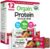 Orgain Organic Vegan Protein Bars, Peanut Butter Chocolate Chunk – 10g Plant Based Protein, Low Calorie Healthy Snacks, No Lactose or Soy Ingredients, Gluten Free, Non-GMO – 1.41 Oz (Pack of 12)