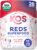 KOS Reds Superfood Powder for Antioxidants – USDA Certified Organic Beet Root, Goji Berries, Acai, Pomegranate, Coconut Water & Digestion Enzymes- Goji Berry Popsicle Flavor Juice Mix – 28 Servings