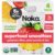 Noka Superfood Smoothie Pouches (Strawberry Pineapple) 4 Pack, with Plant Protein, Prebiotic Fiber & Flax Seed, Organic, Gluten Free, Vegan, Healthy Fruit Squeeze Snack Pack, 4.22oz Ea