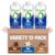 Orgain 30g High Protein Shake Variety Pack, Dairy Isolate Milk Protein, 5g BCAAs, 1g Sugar Per Serving, Caffeine, Meal Replacement, Ready to Drink, Chocolate, Vanilla, Café Latte, 11 Fl Oz (12 Pack)