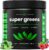 NutraChamps Super Greens Powder Premium Superfood | 20+ Organic Green Veggie Whole Foods | Wheat Grass, Spirulina, Chlorella & More | Antioxidant, Digestive Enzyme & Probiotic Blends