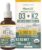 Organic Plant D3 + K2 (5000 iu D3) – All-Trans MK7 from MenaQ7 (120 mcg K2) – 100% Organic & Plant-Based Sublingual D3 Drops (Cholecalciferol), 100% Vegan – Supports Immunity, Bone(1oz)