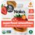 Noka Superfood Fruit & Nut Butter Smoothie Pouches, Healthy Snacks (Strawberry Peanut Butter) 6 Pack, Vegan, Plant Protein, Gluten-Free, Organic, Meal Replacement Squeeze Packs, 4.22oz Ea