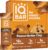 IQBAR Brain and Body Keto Protein Bars – Peanut Butter Chip Keto – 4 Count Energy – Low Carb Protein – High Fiber Vegan and Low Sugar Meal Replacement – Vegan Snack