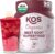 KOS Organic Beet Root Powder, USDA Organic – Natural Nitric Oxide Booster, Superfood Plant Based Beetroot Antioxidant, Supports Active Lifestyle & Healthy Circulation, Soy & Gluten-Free – 90 Servings