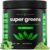 NutraChamps Super Greens Powder Premium Superfood | 20+ Organic Green Veggie Whole Foods | Wheat Grass, Spirulina, Chlorella | Antioxidant, Digestive Enzyme & Probiotic Blends (9.0 Oz, Unflavored)