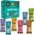 Amrita Nut Free 6 Flavor Variety Pack Vegan Protein Bars (12 CT) | 11g to 12g Plant-Based Protein Bar | Peanut Free, Gluten Free, and Dairy Free | Low Sugar, High Fiber, Healthy School-Safe Snacks