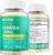 2 Pack Vegan Omega 3 D3 K2 CoQ10 Supplement, Plant Based DHA EPA ALA for Women Men, Omega 3 Organic Algae Flaxseed Oil Supplement for Bone, Brain, Eye & Immune Support, No Carrageenan, 240 Softgels