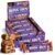 Raw Rev Vegan Protein Bars- Peanut Butter Dark Chocolate & Sea Salt, 12 bars, Non-GMO, Plastic-Neutral, Nothing Artificial, Glo Formula, Gluten-Free, Keto-Friendly, Paleo, Kosher, No Sugar Alcohols, No Stevia